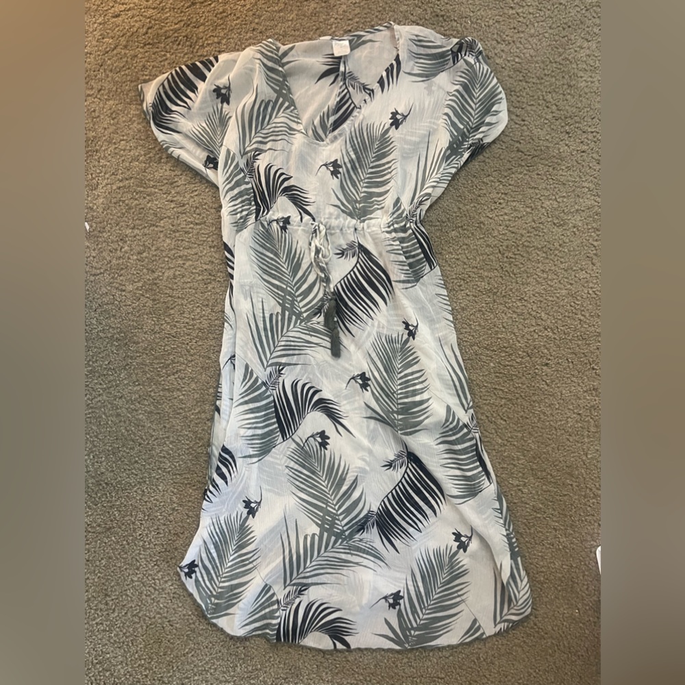 Floorlength, bathing suit cover-up-